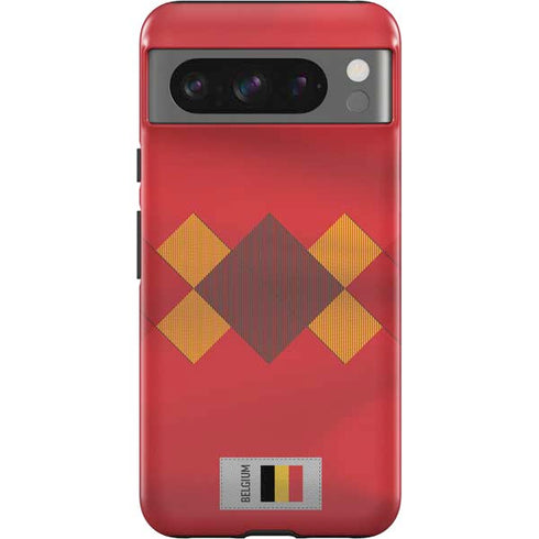 Belgium Soccer Flag Google Pixel 8 Pro Impact Case